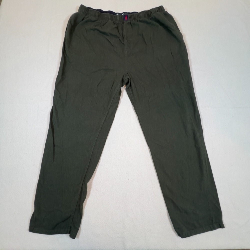 Johnnie‎ O Pants Mens XL Olive Green Pajama Timmy PJ Lounge Sleep Wear Cotton